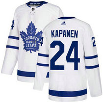 Adidas Toronto Maple Leafs #24 Kasperi Kapanen White Away NHL Authentic Stitched NHL jersey