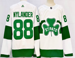 Adidas Toronto Maple Leafs #88 William Nylander White 2024 Authentic Stitched NHL Jersey