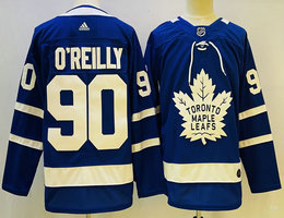 Adidas Toronto Maple Leafs #90 Ryan O'Reilly Blue 2022-23 Reverse Retro Authentic Stitched NHL jersey