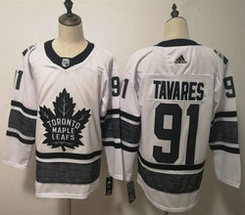 Adidas Toronto Maple Leafs #91 John Tavares White 2019 NHL All Star Authentic Stitched NHL jersey