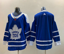 Adidas Toronto Maple Leafs Blank Blue 2022-23 Reverse Retro Authentic Stitched NHL jersey