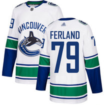 Adidas Vancouver Canucks #79 Michael Ferland White Authentic Stitched NHL Jerseys