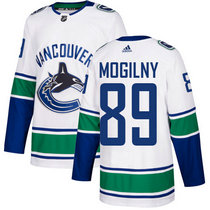 Adidas Vancouver Canucks #89 Alexander Mogilny White Authentic Stitched NHL Jerseys