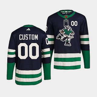 Adidas Vancouver Canucks Custom 2022-23 Reverse Retro Authentic Stitched NHL jersey