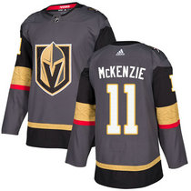 Adidas Vegas Golden Knights #11 Curtis McKenzie Gray Home Authentic Stitched NHL jersey