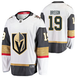 Adidas Vegas Golden Knights #19 Brendan Brisso White 2020 NHL Draft Authentic Stitched NHL jersey