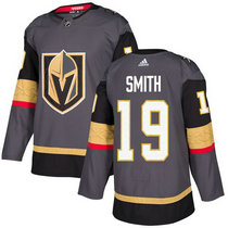 Adidas Vegas Golden Knights #19 Reilly Smith Gray Home Authentic Stitched NHL jersey