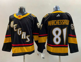 Adidas Vegas Golden Knights #81 Jonathan Marchessault 2022-23 Reverse Retro Authentic Stitched NHL jersey