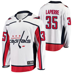 Adidas Washington Capitals #35 Hendrix Lapierre White 2020 NHL Draft Authentic Stitched NHL jersey