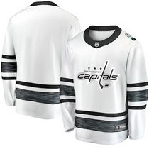 Adidas Washington Capitals Blank White 2019 NHL All Star Authentic Stitched NHL jersey