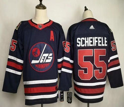 Adidas Winnipeg Jets #55 Mark Scheifele 2019 Classic Authentic Stitched NHL Jerseys