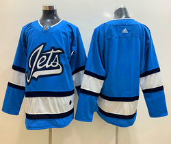 Adidas Winnipeg Jets Blank Light Blue Authentic Stitched NHL Jerseys