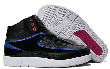 Air Jordan 2(II) Air Black Blue Basketball shoes size 41-47