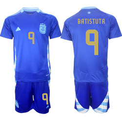 Argentina 2024-25 #9 BATISTUTA Away Soccer Jersey