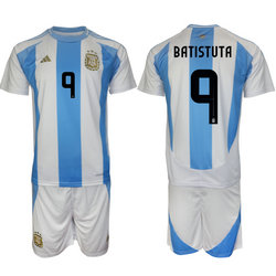 Argentina 2024-25 #9 BATISTUTA Home Soccer Jersey