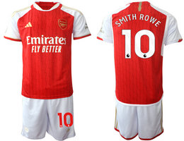 Arsenal 2023-24 #10 SMITH ROWE Home Soccer Club Jersey