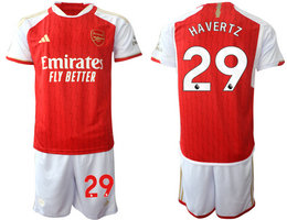 Arsenal 2023-24 #29 HAVERTZ Home Soccer Club Jersey