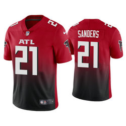 Atlanta Falcons #21 Deion Sanders Red 2nd Alternate Vapor Untouchable Authentic Stitched NFL Jersey