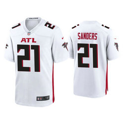 Atlanta Falcons #21 Deion Sanders White Vapor Untouchable Authentic Stitched NFL Jersey