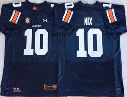 Auburn Tigers #10 Bo NIX Blue Vapor Untouchable College Football Jersey