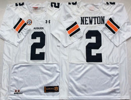 Auburn Tigers #2 Cameron Newton White SEC Authentic Stitched NCAA Jersey