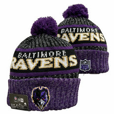 Baltimore Ravens NFL Knit Beanie Hats YD 5