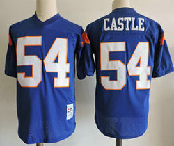 Blue Mountain State #54 Thad Castle Blue College Football Jersey