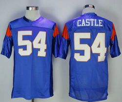 Blue Mountain State #54 Thad Castle Blue Stitched Football Jersey