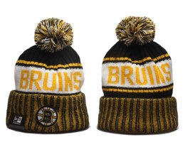 Boston Bruins NHL Knit Beanie Hats YP