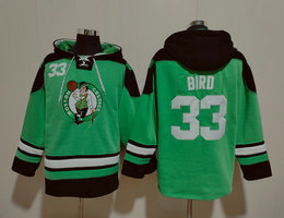 Boston Celtics #33 Larry Bird Stitched Hoodies