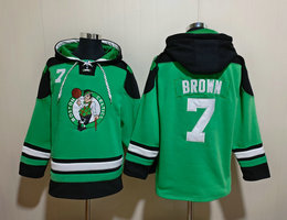 Boston Celtics #7 Jaylen Brown Stitched Hoodies