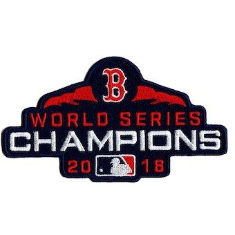 Boston Red Sox 2018 World Series Champions Patch