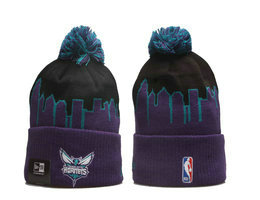 Charlotte Hornets NBA Knit Beanie Hats YP 1