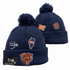 Chicago Bears NFL Knit Beanie Hats YD 19