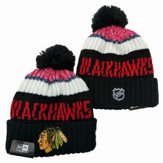 Chicago Blackhawks NHL Knit Beanie Hats YD 2