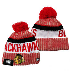 Chicago Blackhawks NHL Knit Beanie Hats YD 5