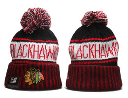Chicago Blackhawks NHL Knit Beanie Hats YP