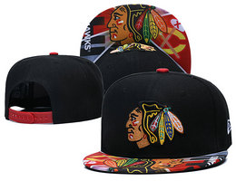 Chicago Blackhawks NHL Snapbacks Hats LH 001
