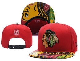 Chicago Blackhawks NHL Snapbacks Hats YD 001