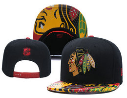 Chicago Blackhawks NHL Snapbacks Hats YD 002