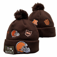 Cleveland Browns NFL Knit Beanie Hats YD 19