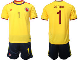 Colombia #1 OSPINA Home 2022 World Cup National Soccer Jersey