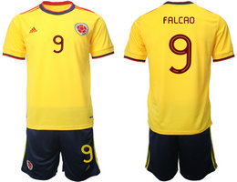 Colombia #9 FALCAO Home 2022 World Cup National Soccer Jersey
