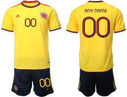 Colombia Any Name Home 2022 World Cup National Soccer Jersey