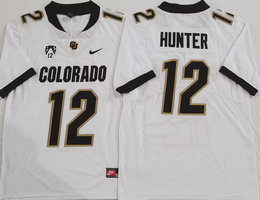 Colorado Buffaloes #12 Travis Hunter White Vapor Untouchable Authentic Stitched NCAA Jersey