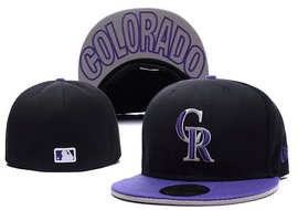Colorado Rockies MLB Fitted hats LX 3