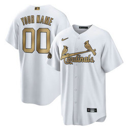 Custom Nike St. Louis Cardinals White 2022 All Star Authentic Stitched MLB Jersey