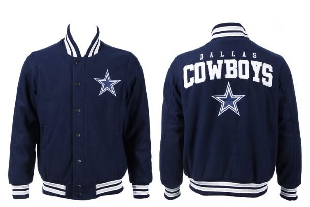 Dallas Cowboys Football Stitched NFL Wool Jacket