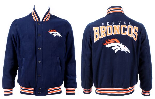 Denver Broncos Football Stitched NFL Wool Jacket