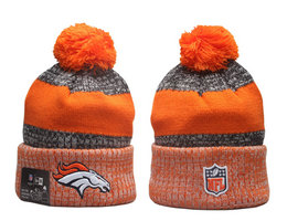 Denver Broncos NFL Knit Beanie Hats YP 3